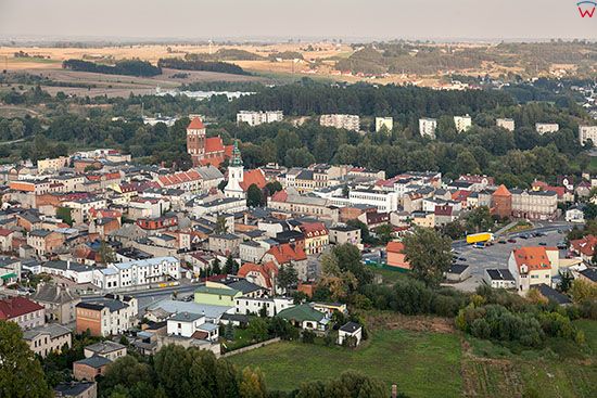 Nowe Miasto Lubawskie, panorama miasta od strony W. EU, PL, Warm-Maz. Lotnicze.